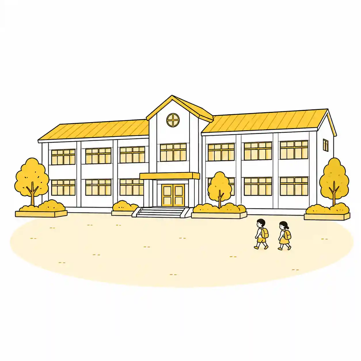 学校のイラスト