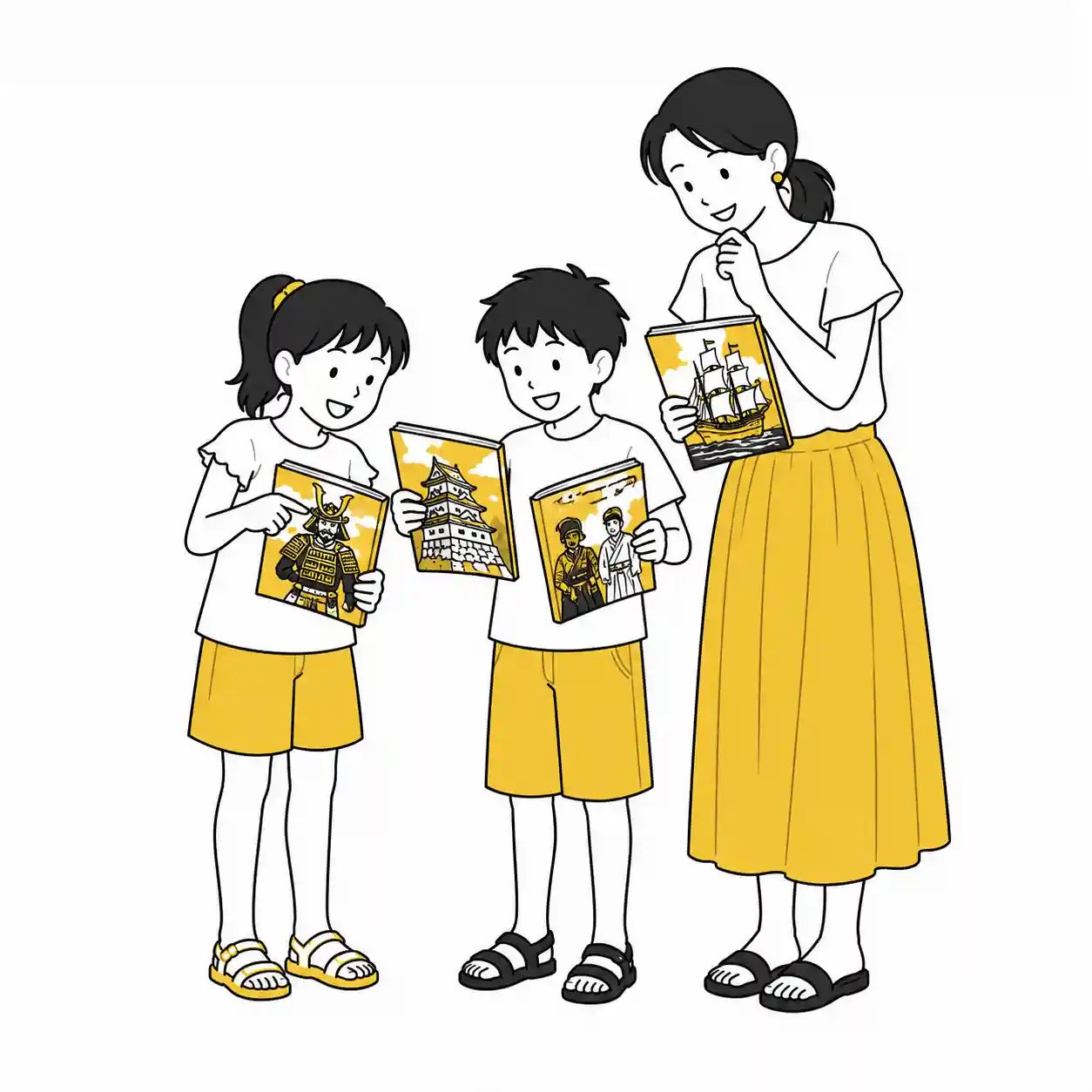 歴史漫画を比較