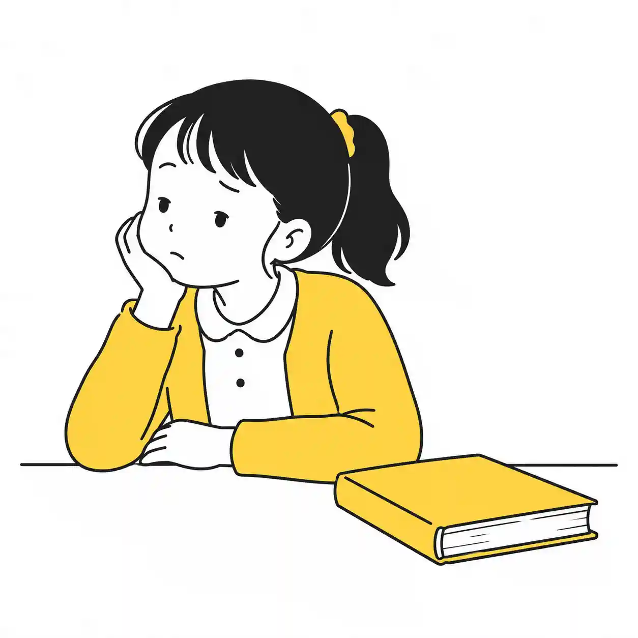 本がきらいな女子