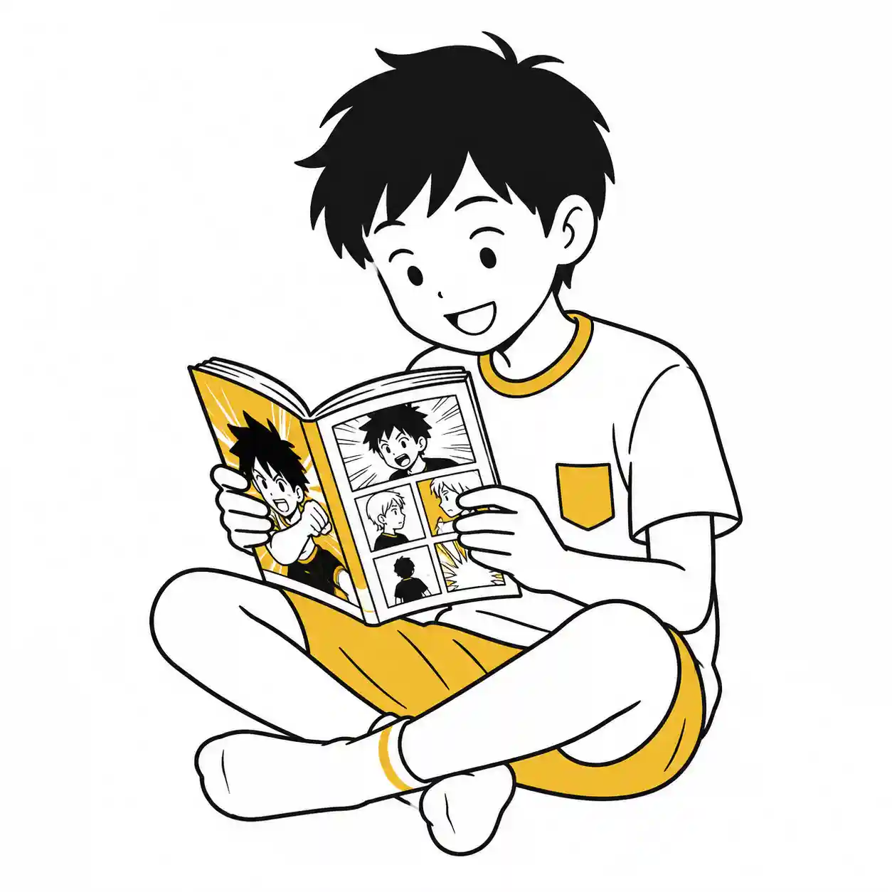 漫画は楽しく読める男子
