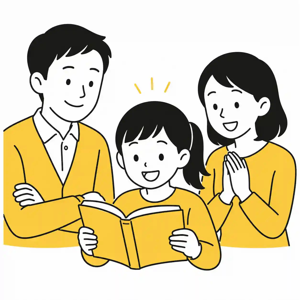 本が読めるようになった女子
