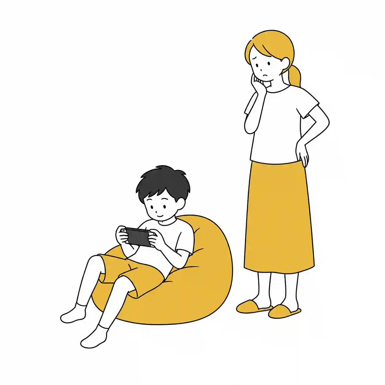 本を読まない子供が心配な母親
