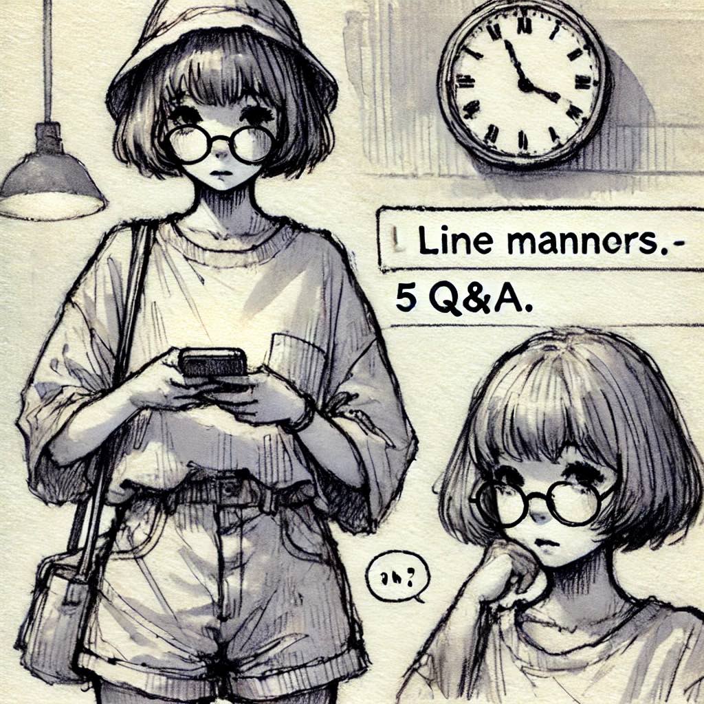 lineは何時まで？ マナー