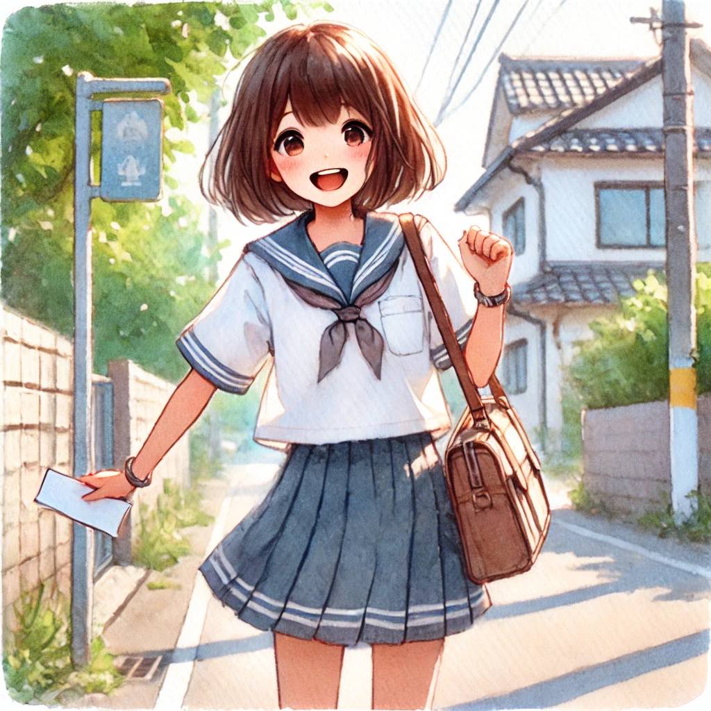 話しかけやすいオーラの女子中学生