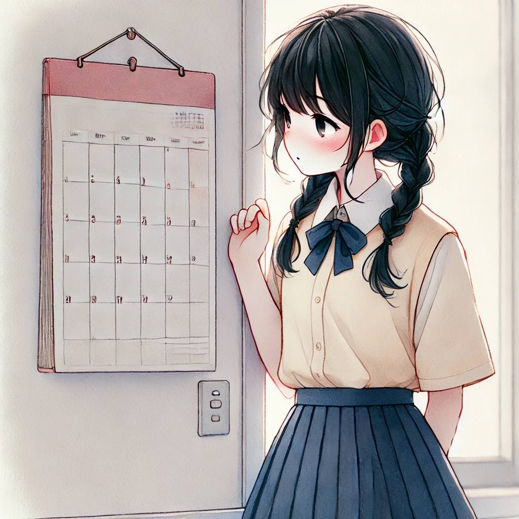 ムダ毛のスケジュールを考えている