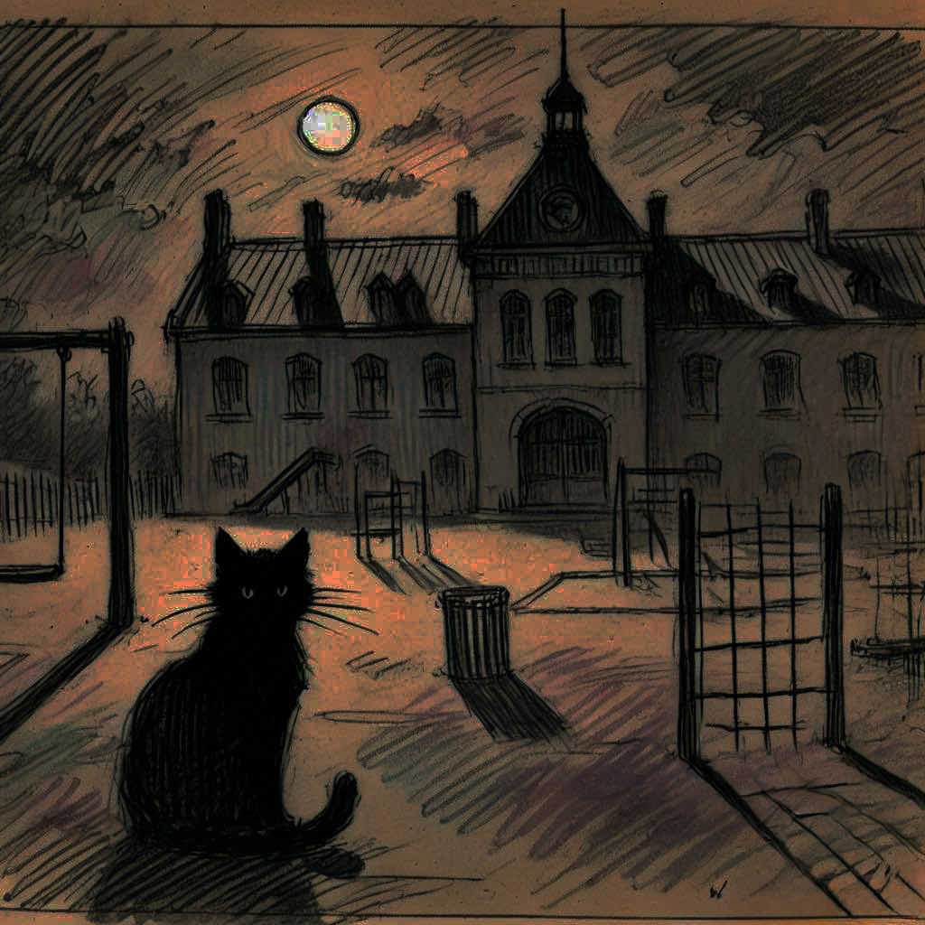 黒猫のイラスト