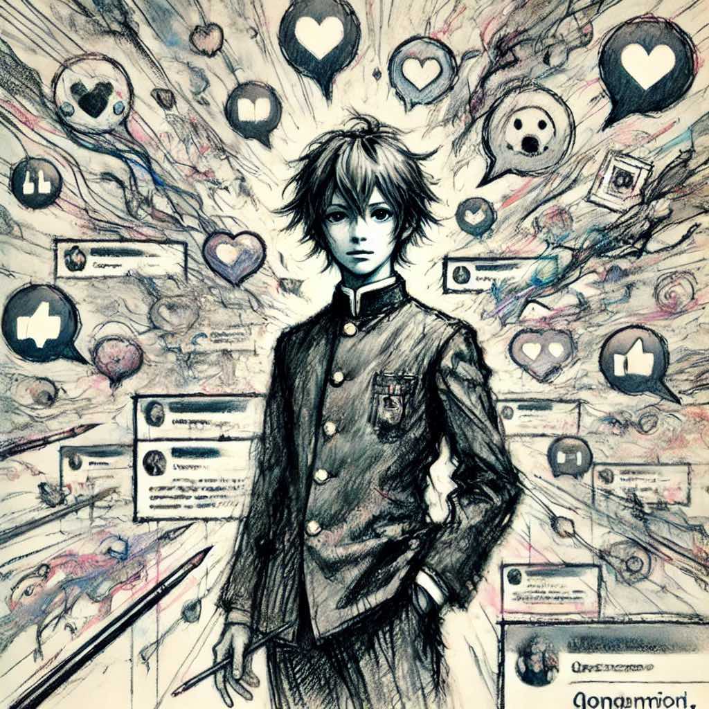 SNSの中の中二病の世界
