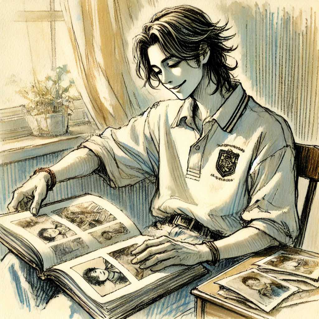 中二病だった昔を懐かしむ大学生男性