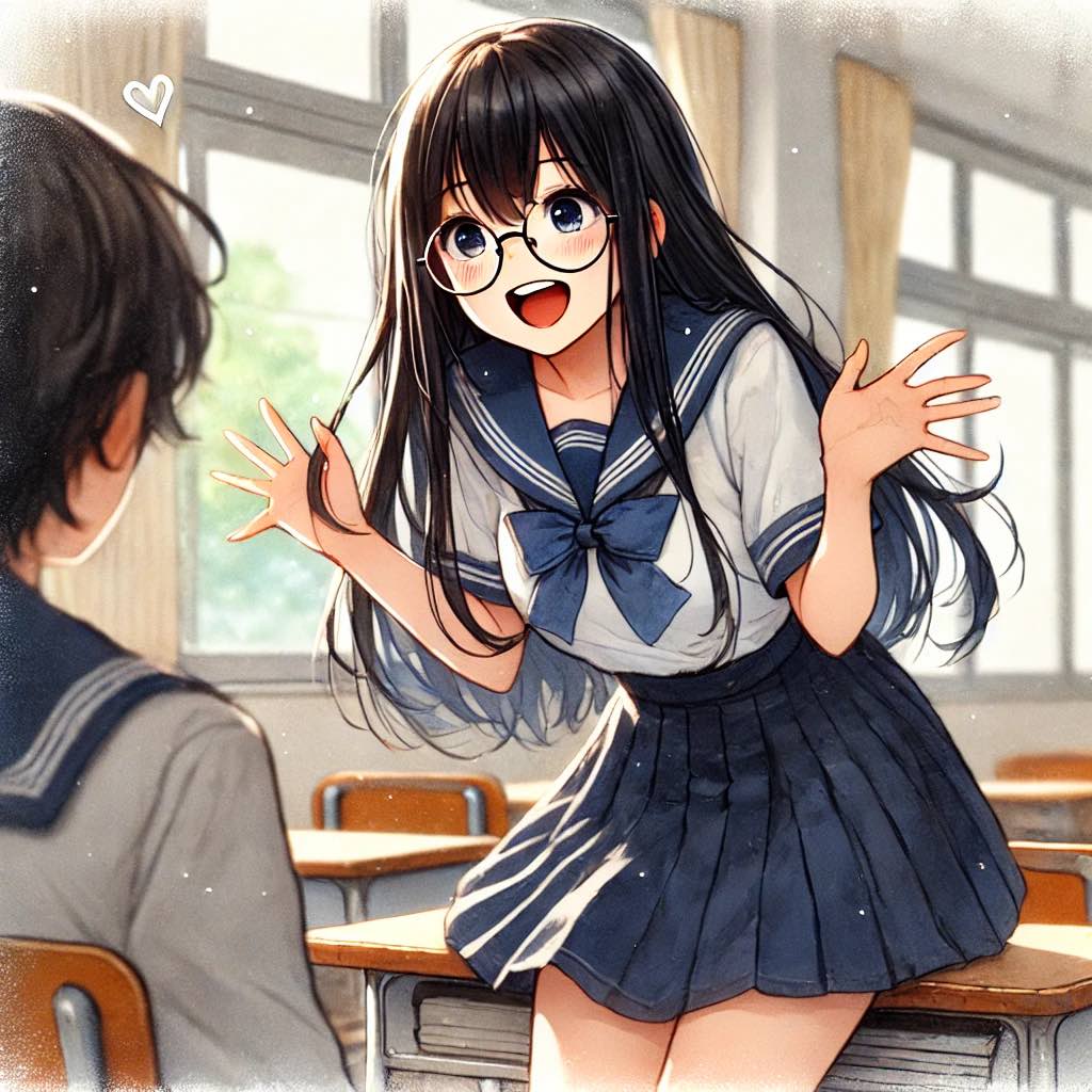 思わず雑談に力が入ってしまう中学生