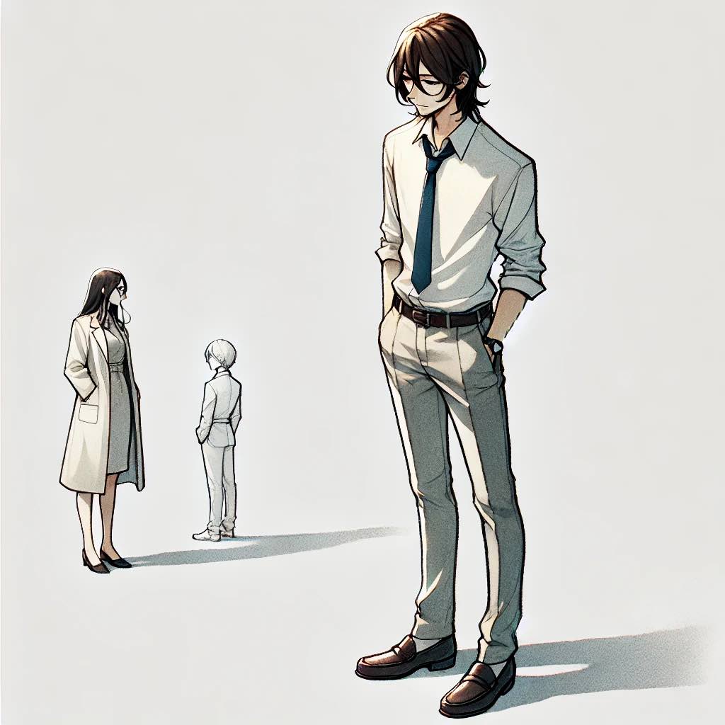先生と中学生男子