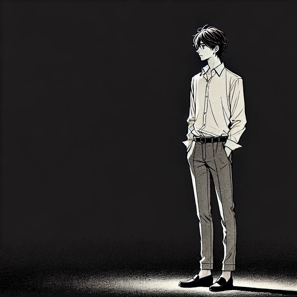 ちょっとぼっちな中学生男子 