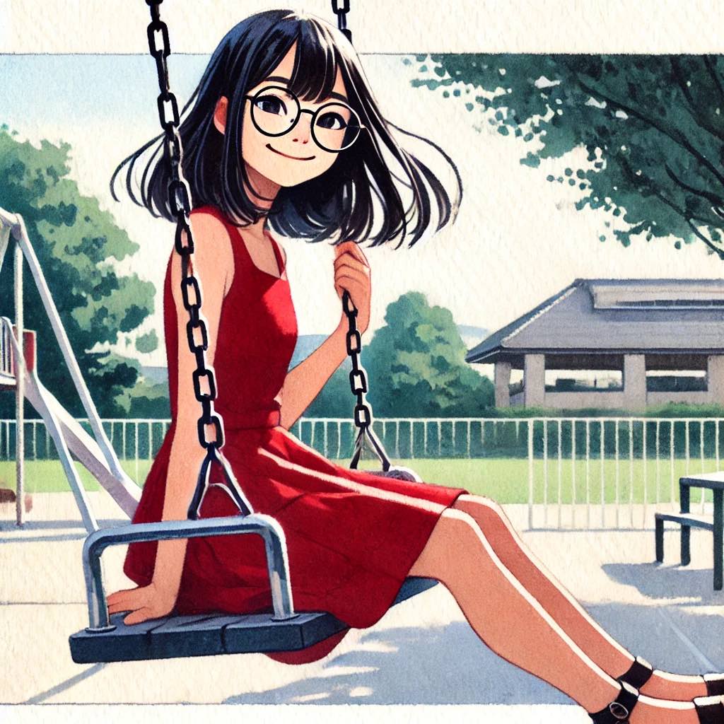 新しい恋を見つけようと前向きな中学生女子