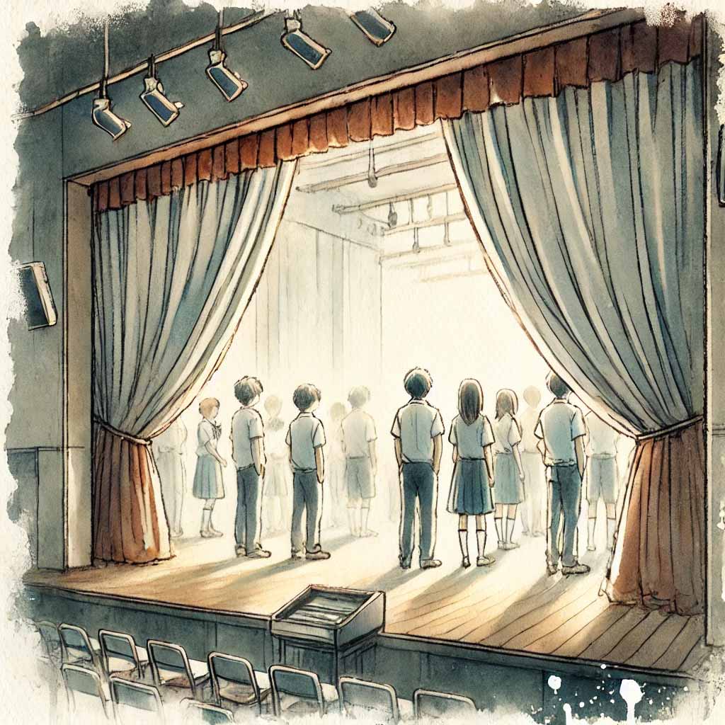 練習中