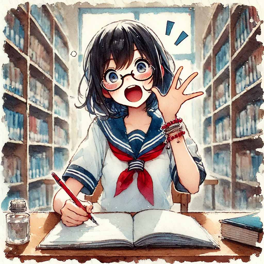 閃いたの中学生女子