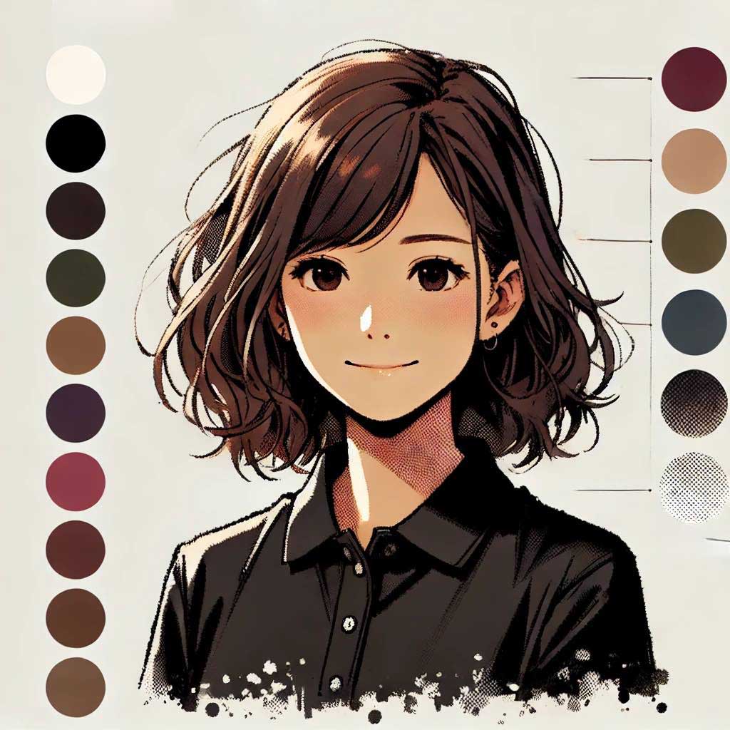 柔らかい笑顔の中g買うせい女子