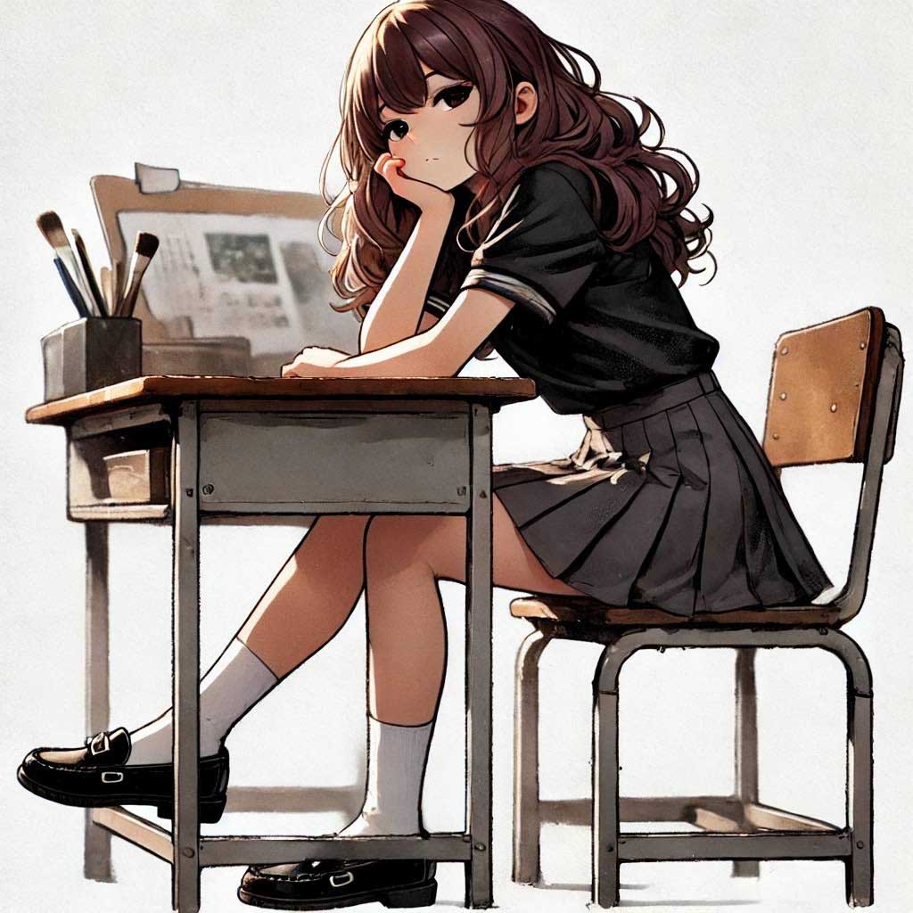 モテないなーと思っている中学生女子