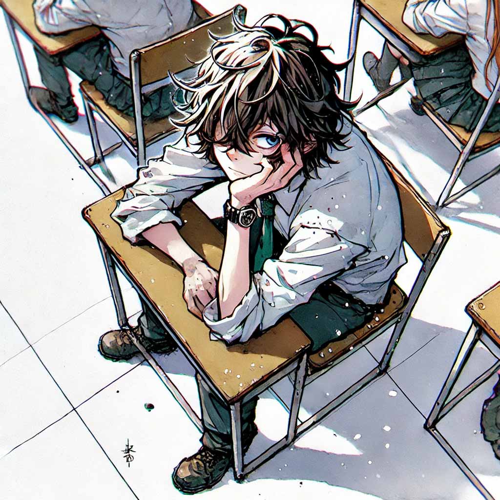 クラスでも完全に浮いている男子