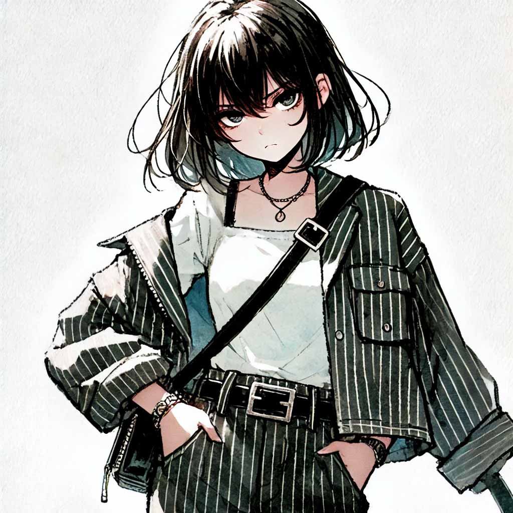 刺々しい性格の中学生女子