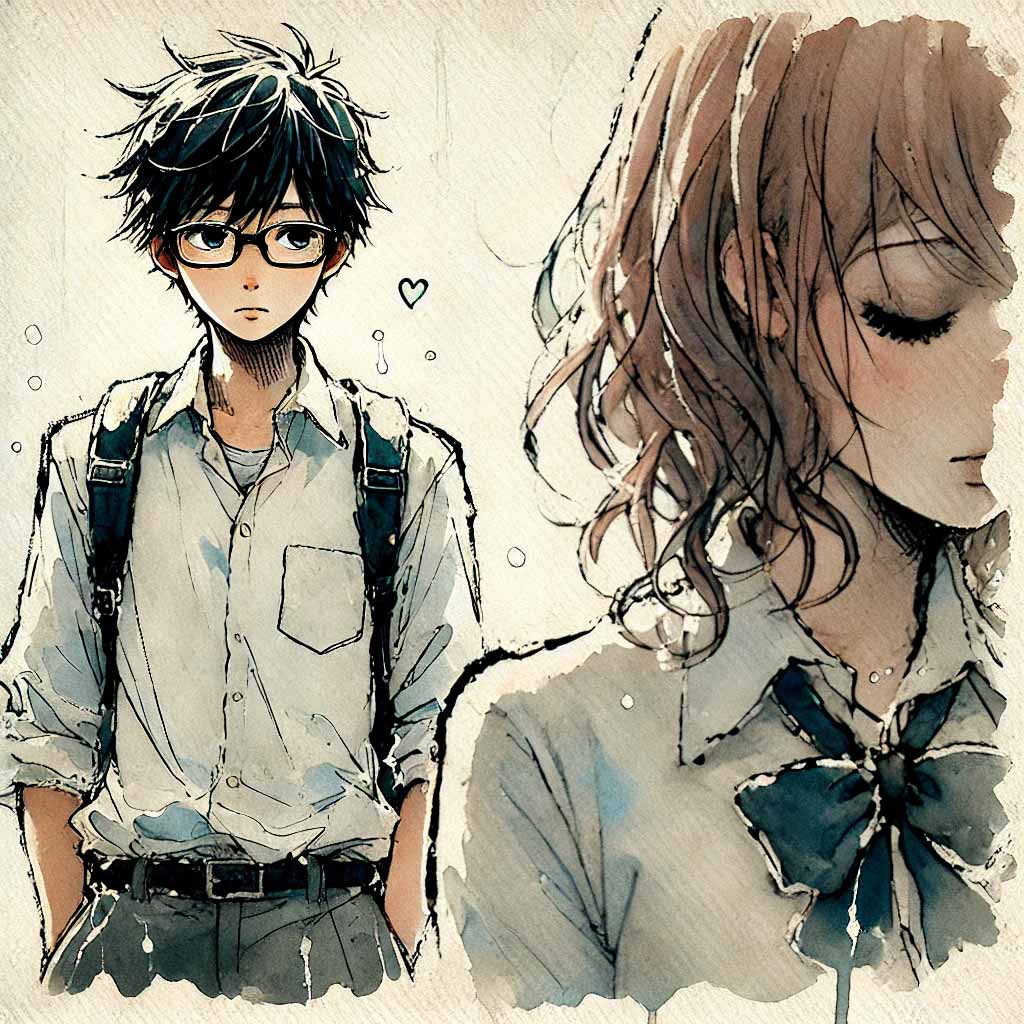 うだつの上がらない男子が女子に恋している
