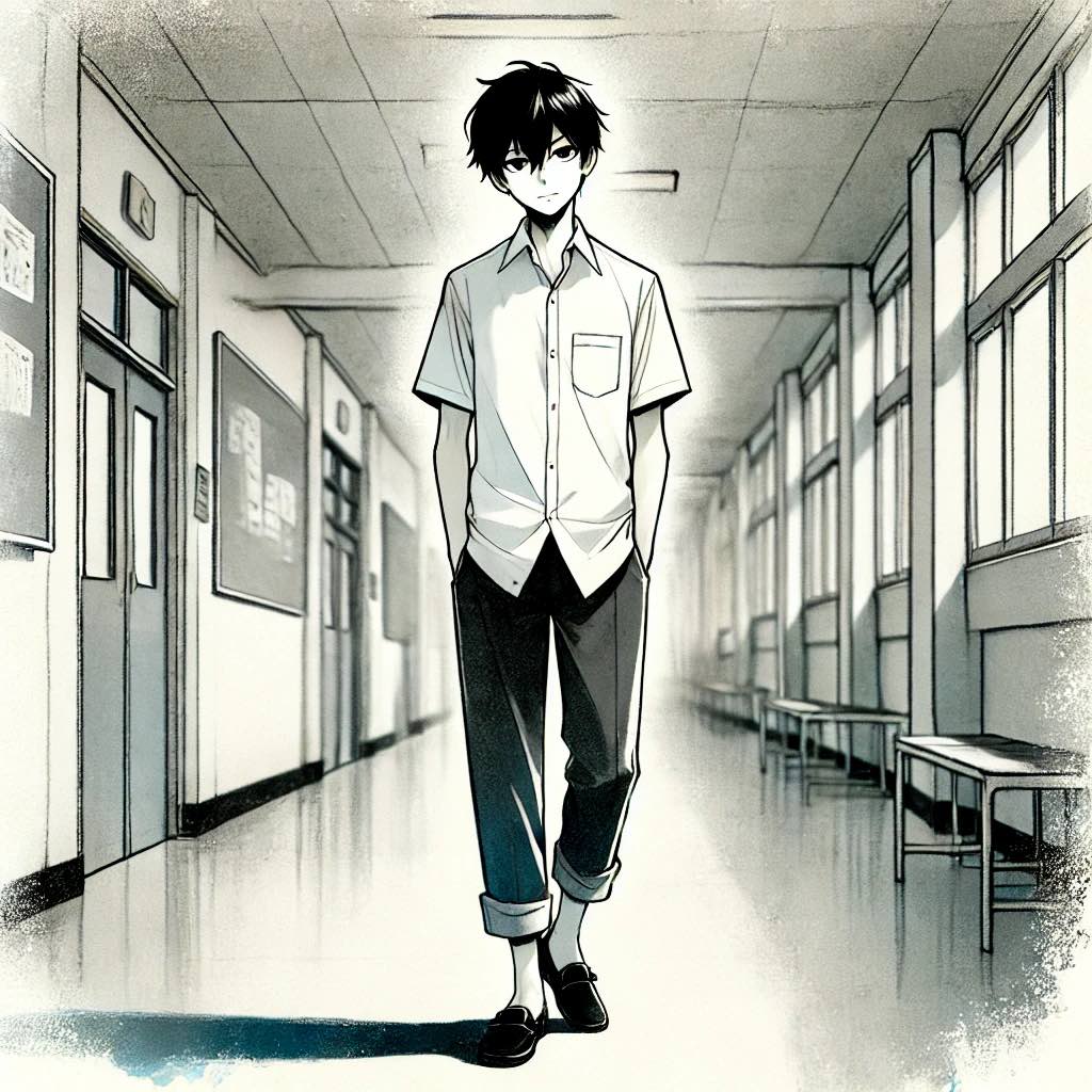 飄々とした中学生男子