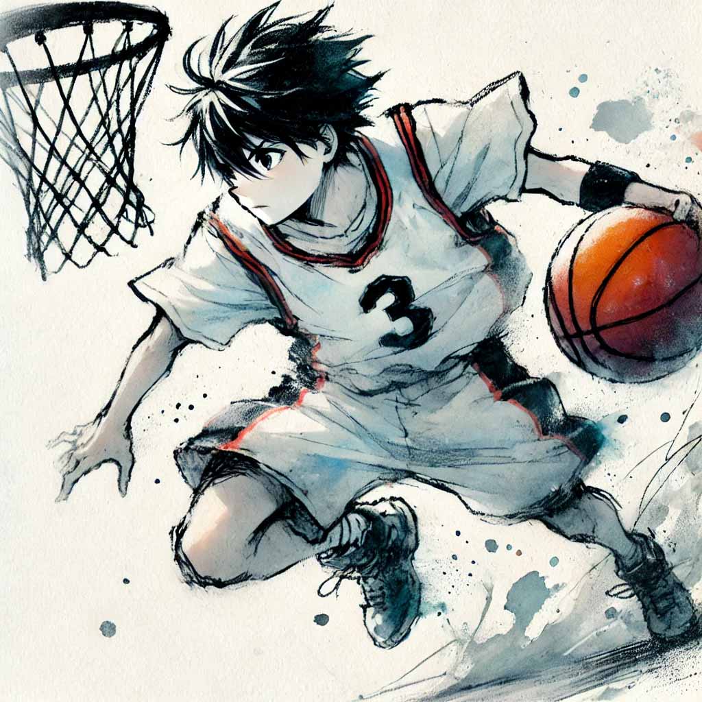球技大会でも活躍する中学生男子