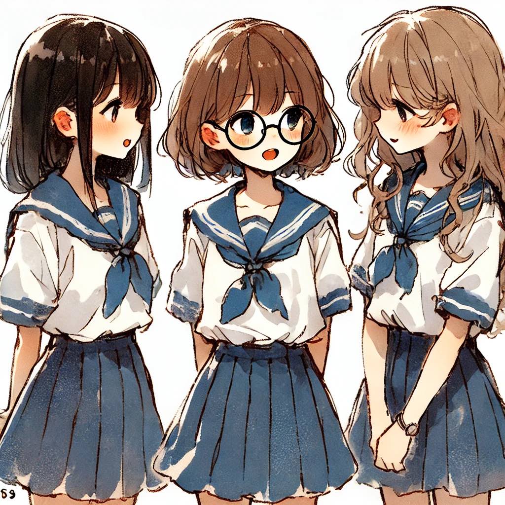 友達が増えたスクールカースト３軍の中学生女子