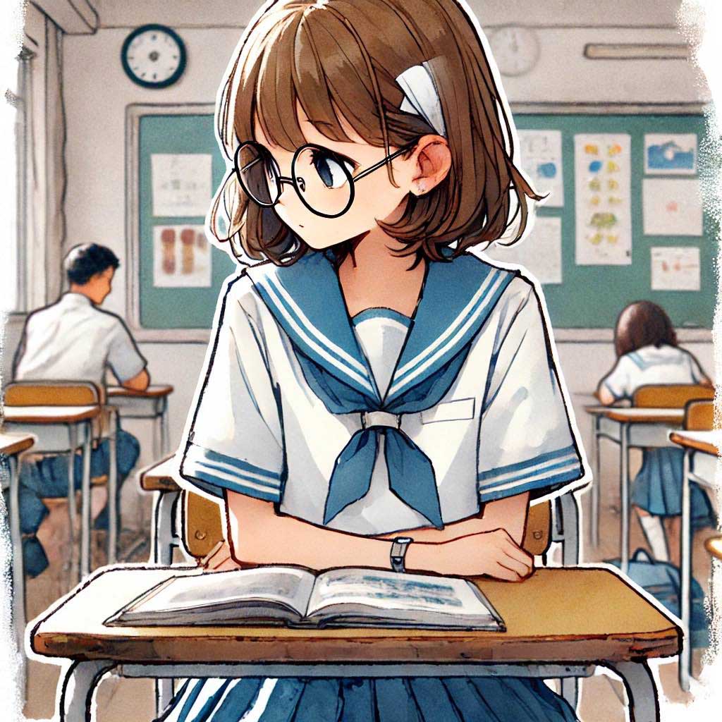 スクールカースト３軍の中学生女子