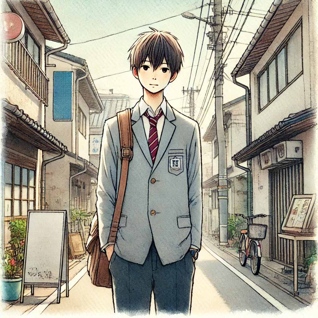 帰宅部の中学生男子
