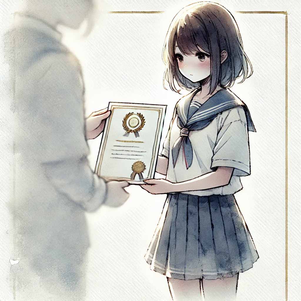 受賞した美術部