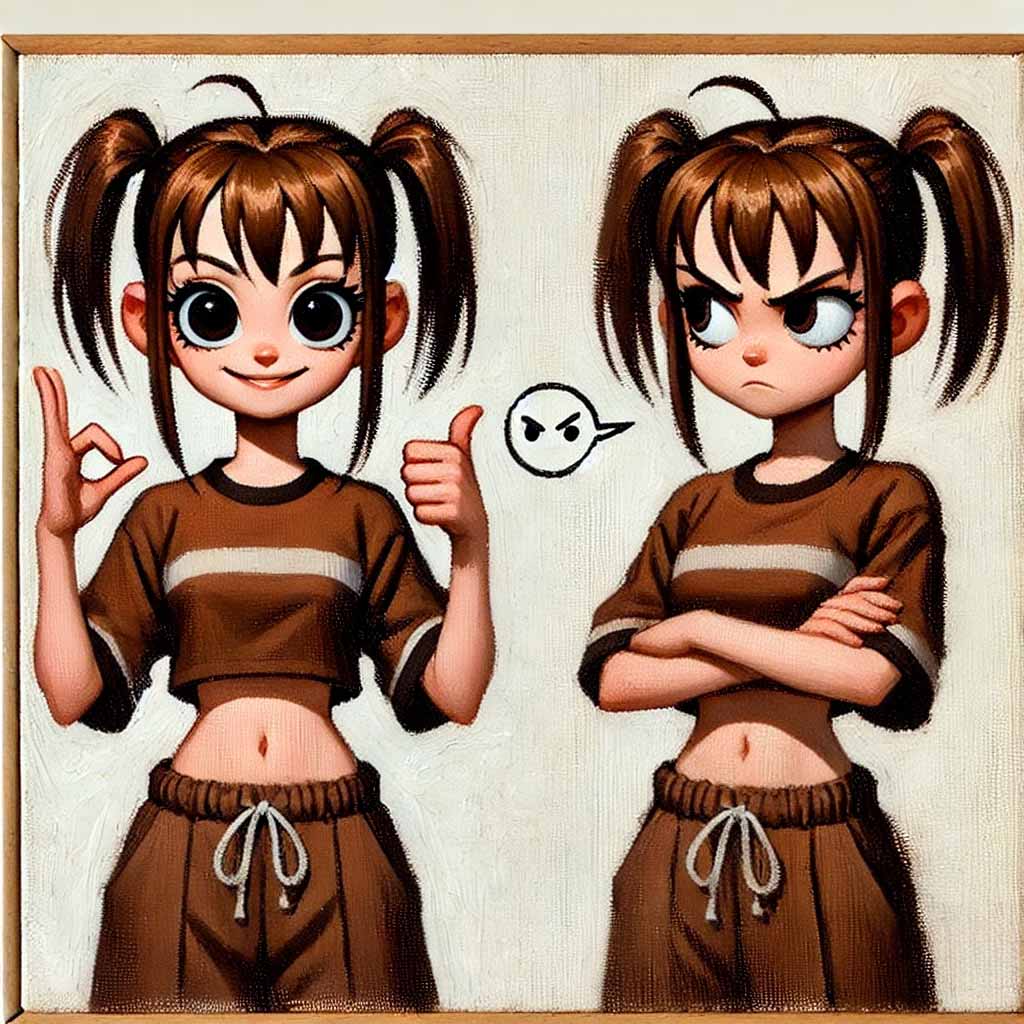 言い換え言葉を覚えてハッピーな中学生女子