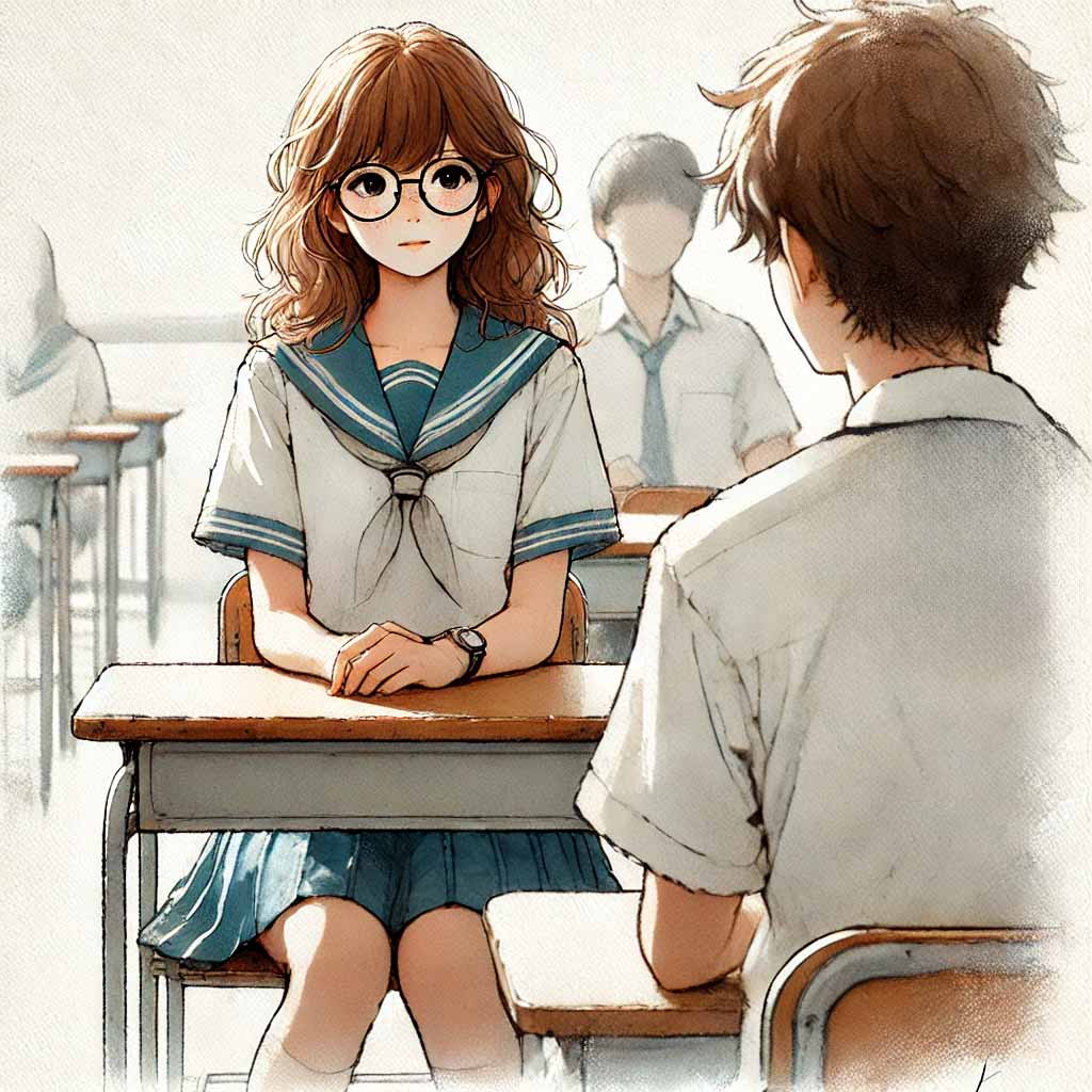 グループワークが苦手な中学生女子