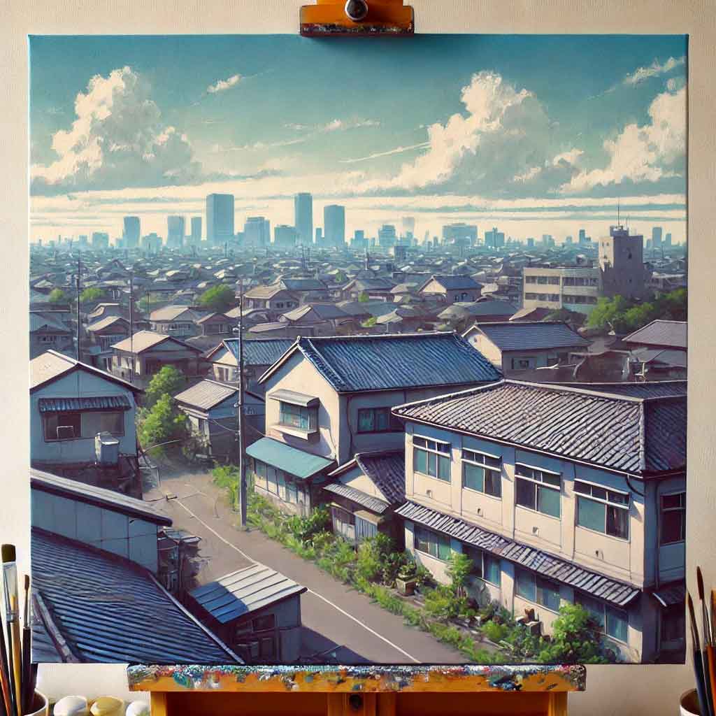 屋上から見える風景