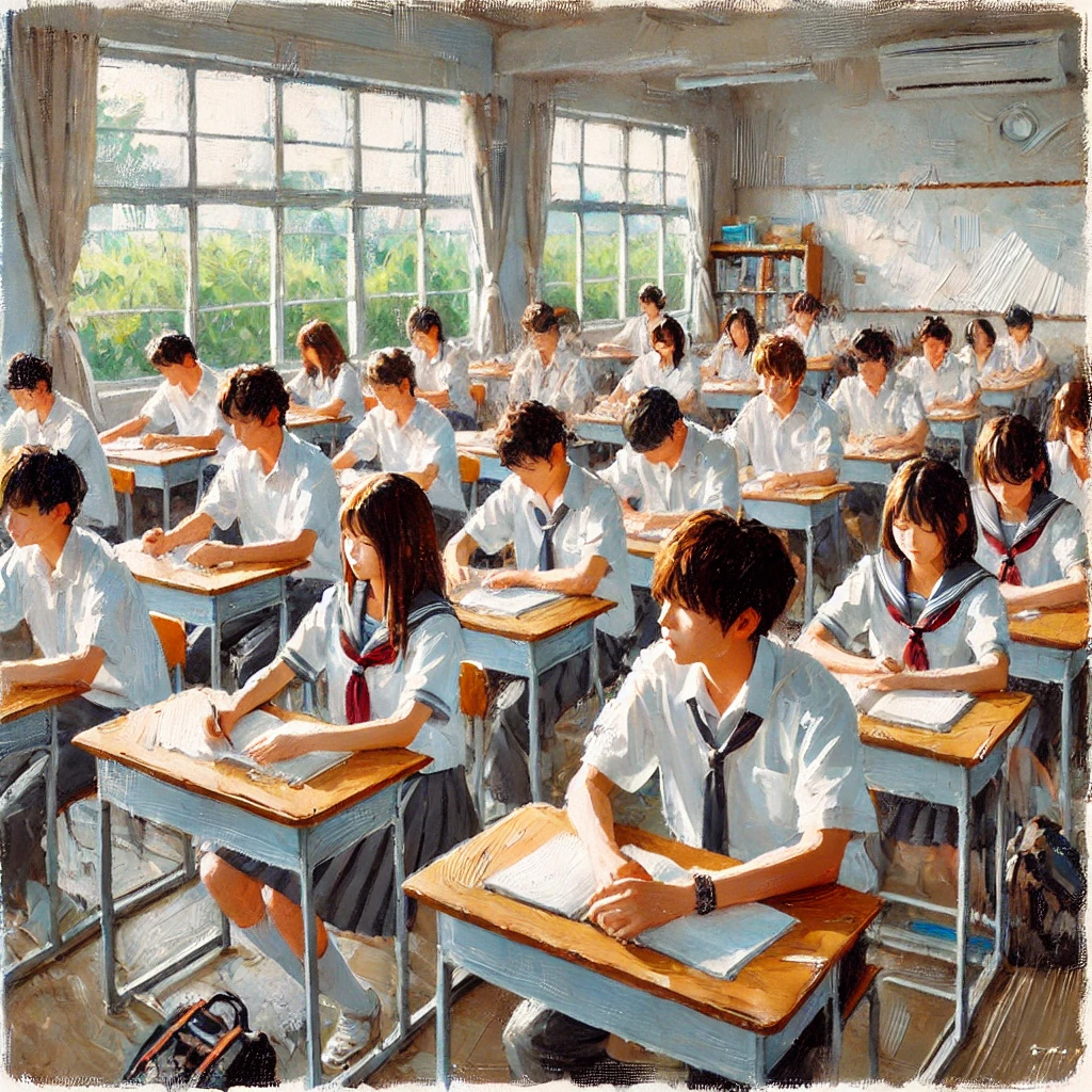 教室の中