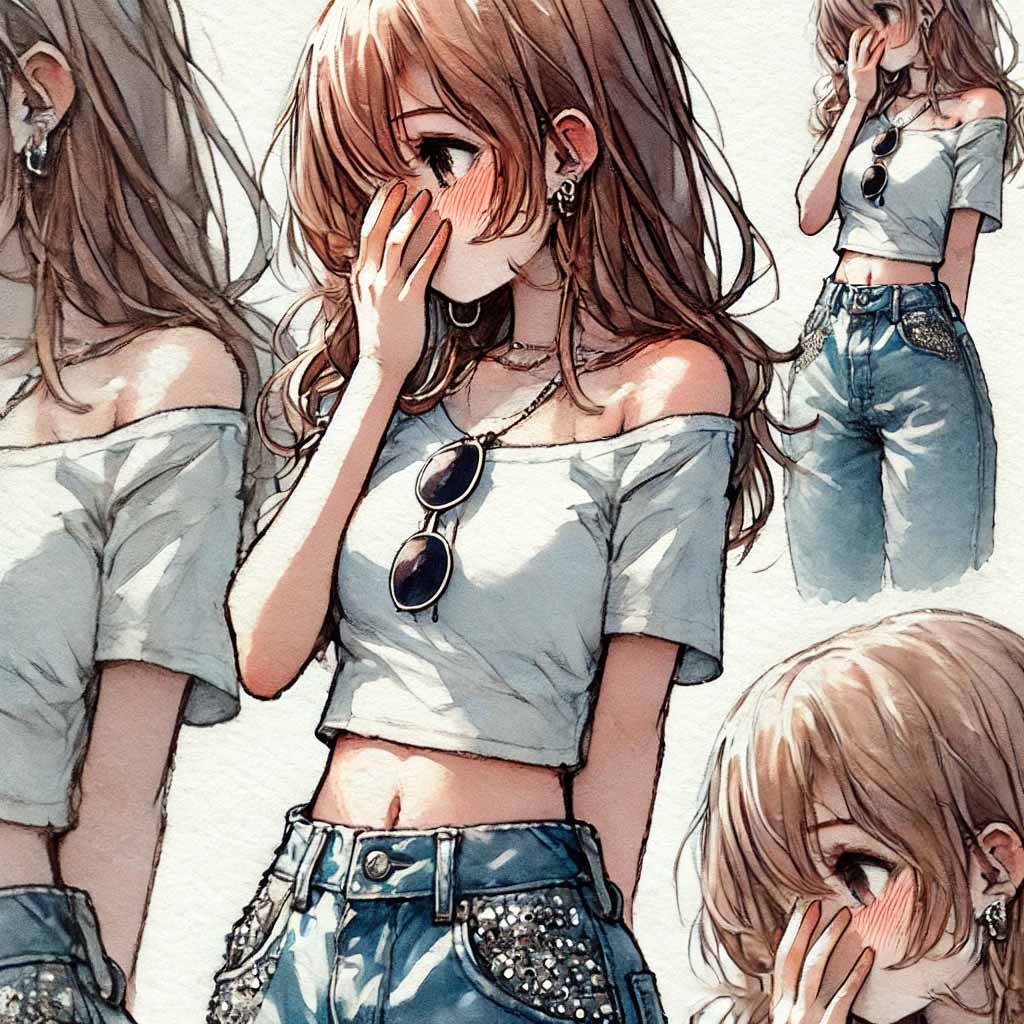 コースター怖い中学生女子