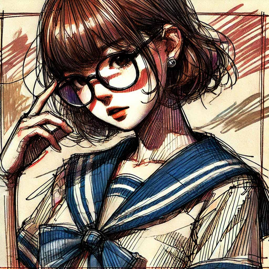 論理的に考えようとする女子