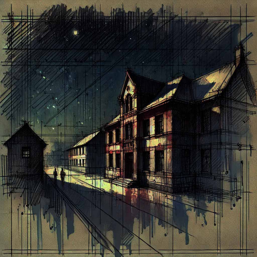 夜の学校