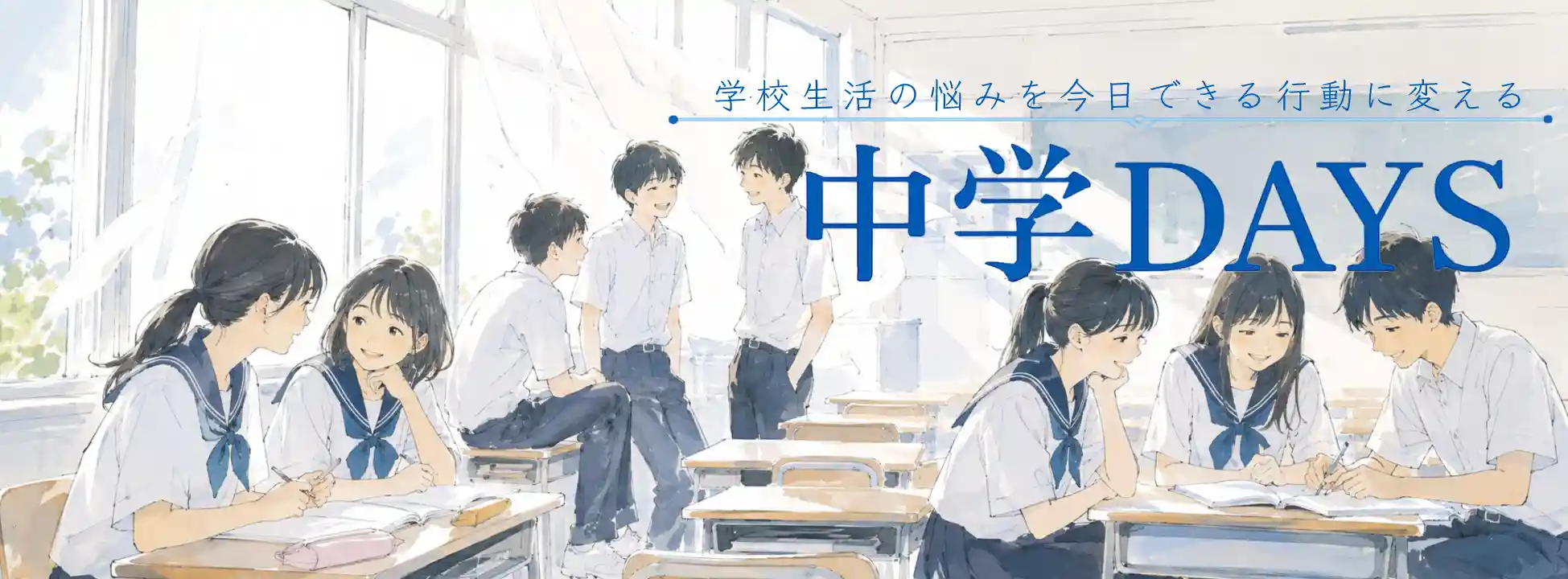 学校生活の悩みを今日できる行動に変える 中学DAYS