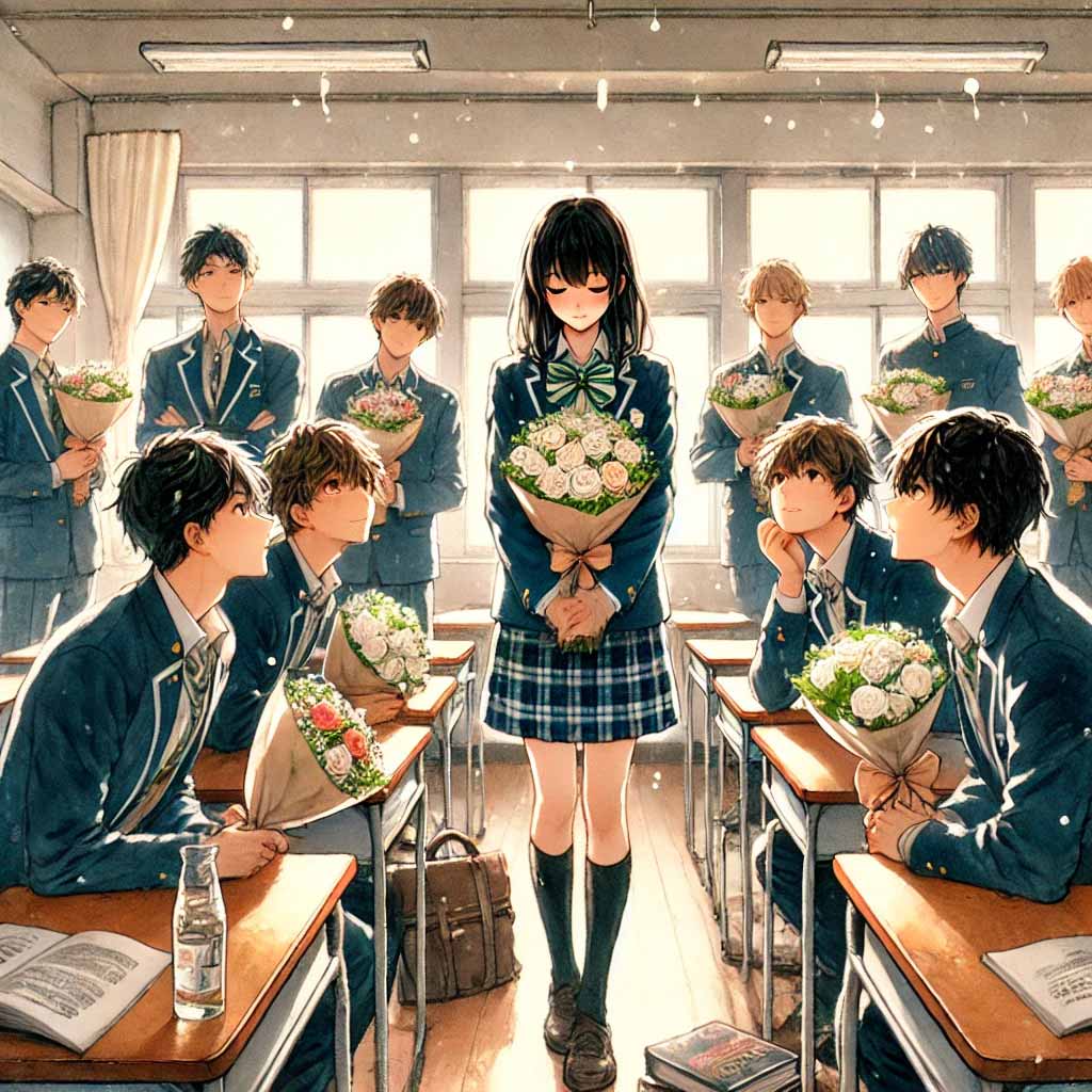キュン死するほど人気の女子