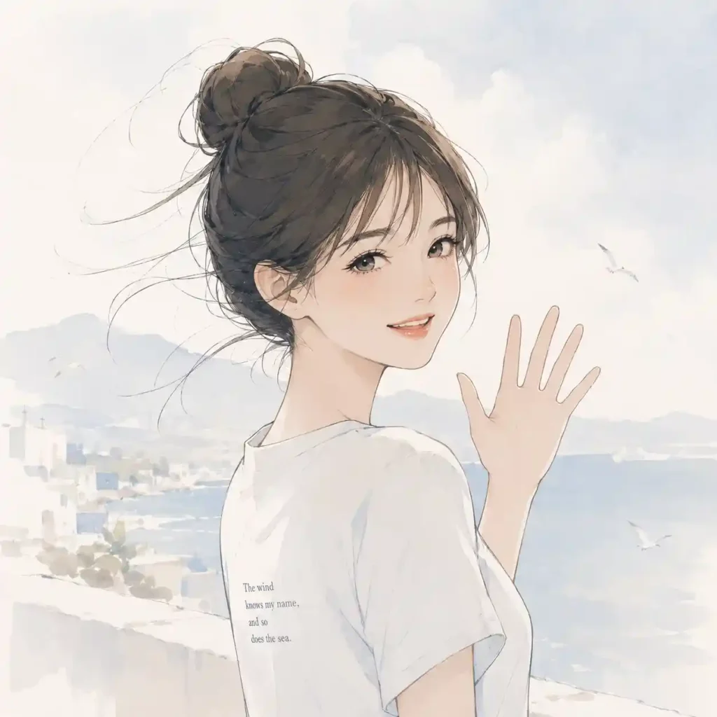 笑顔 潤った唇女子