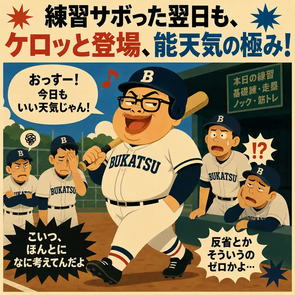 反省がないデブ