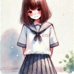 内気な女子中学生