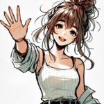 垢抜けた中学生女性