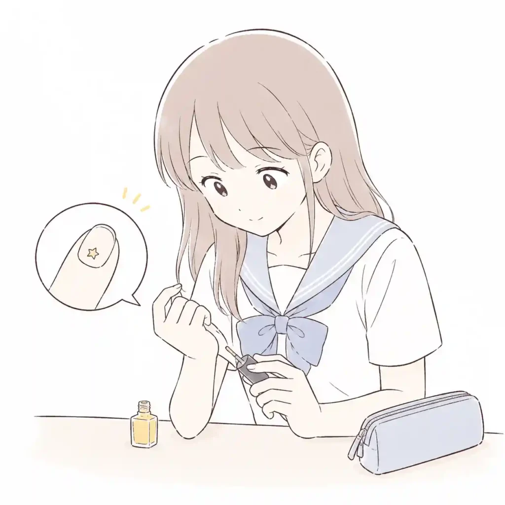 小指の星にこっそりお願い