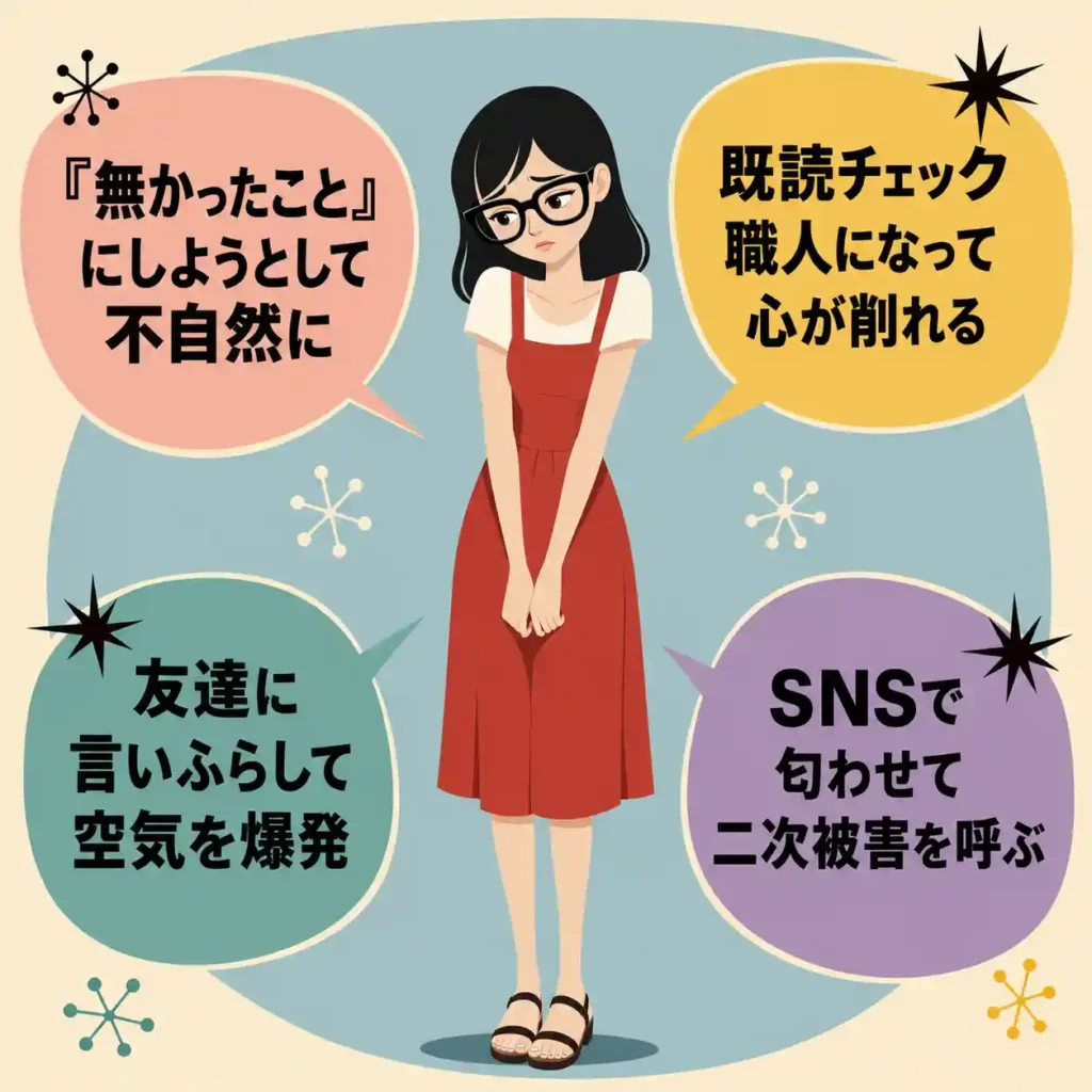 告白して失敗した女子