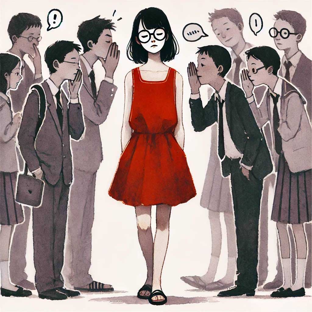 告白失敗　噂になった中学生女子