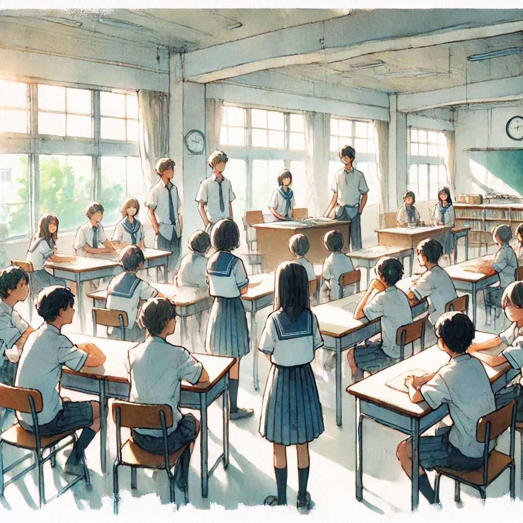 スローガンを決めるミーティング