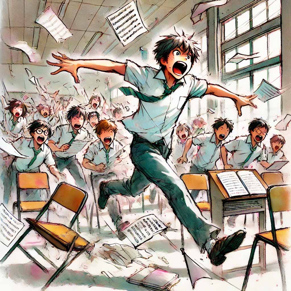 ふざけすぎて練習がめちゃくちゃに
