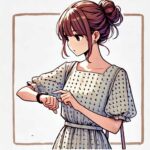 タイミングを気にしている中学生女子