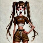 口癖を止めようとしている中学生女子