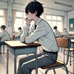 カーストアップを考えている中学生男子